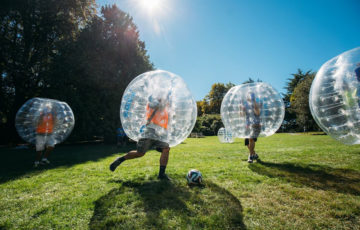 bubble football para despedidas de soltero o soltera