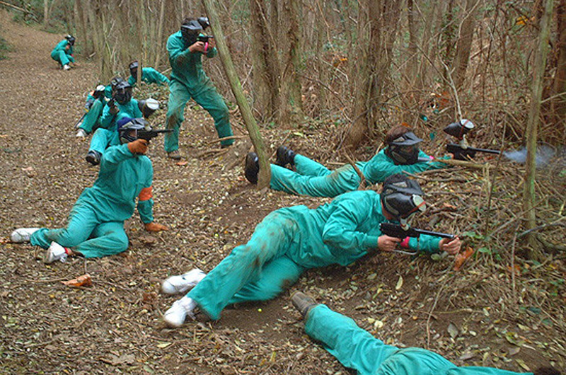 painball para despedidas de soltero o soltera